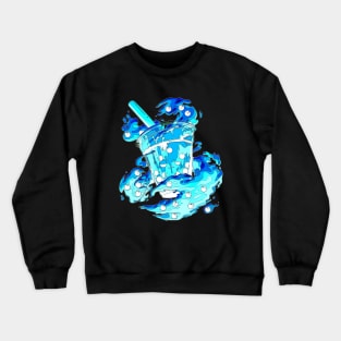 Angry Boba Tea Monster - Specter Crewneck Sweatshirt